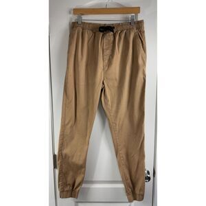 Ezekiel Men's Jogger Pants Tan Beige Cotton Spandex Size 32 *Flaws*